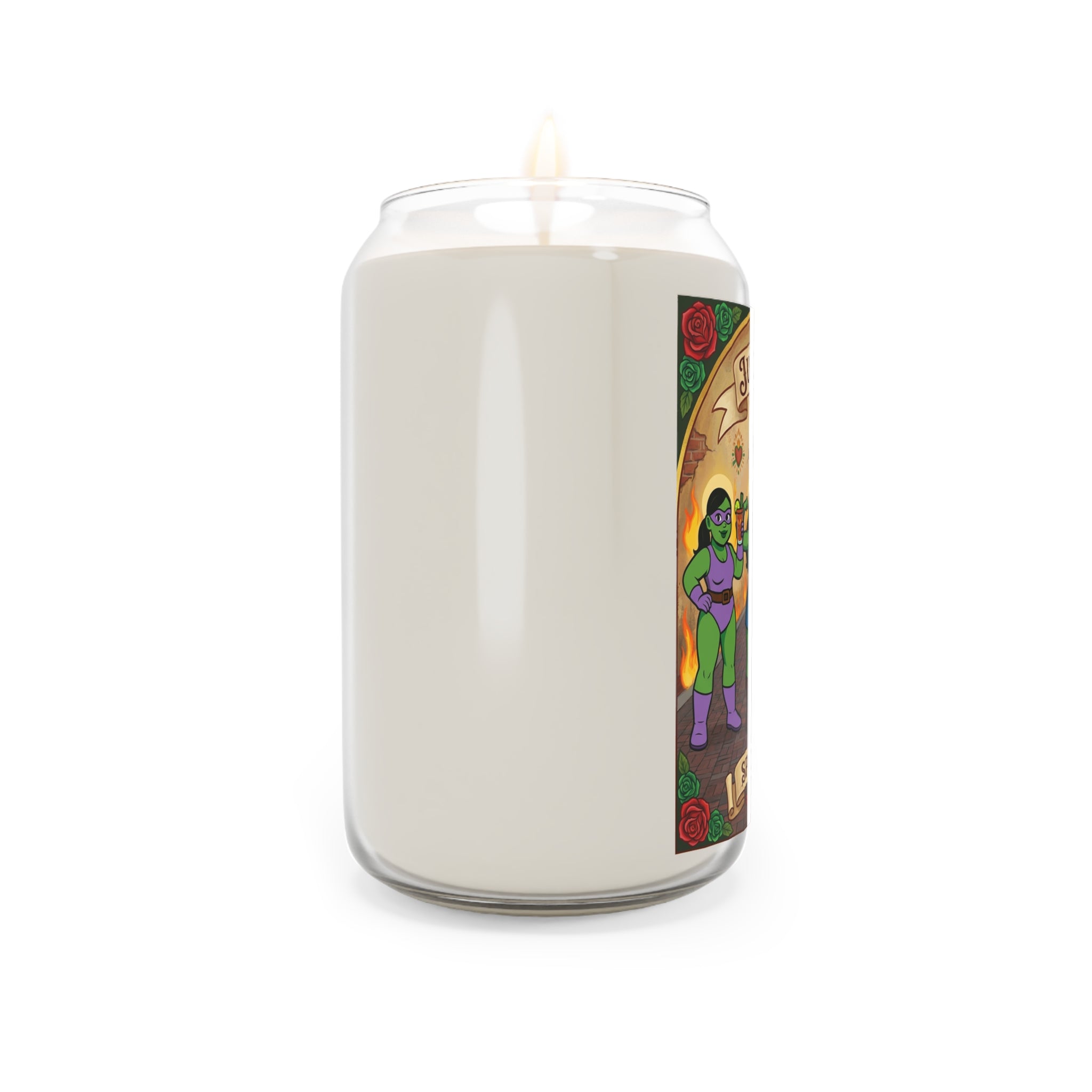 Limited Edition Scented Candle — “Juicy Tortas” Spicy Chamoy Aroma, 13.75 oz