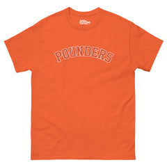 Pounders Orange front tee