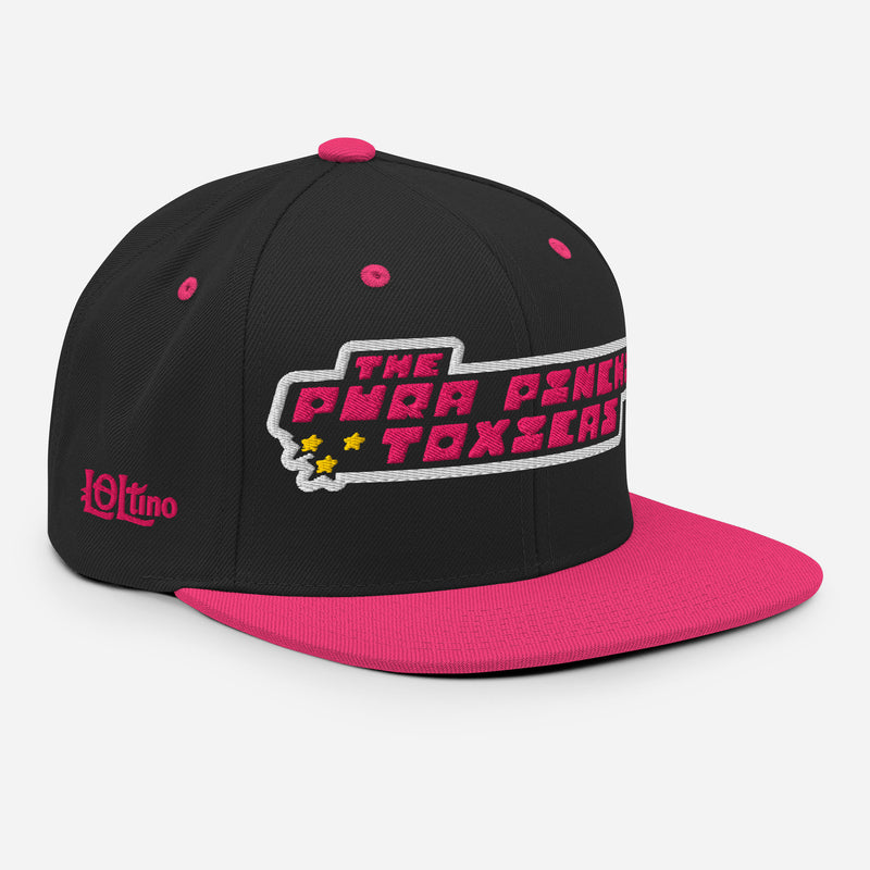 Pura Pinchi Toxicas Snapback – Azúcar, Chile & Everything Tóxica Hat