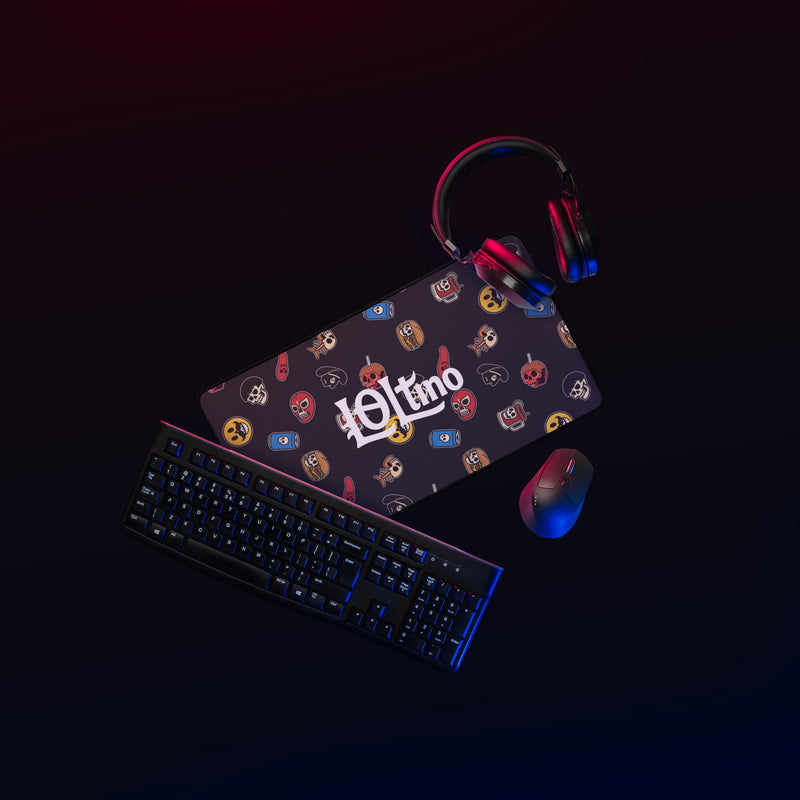 LOLtino Signature Desk Mat – Anti-Slip Work & Gaming Surface