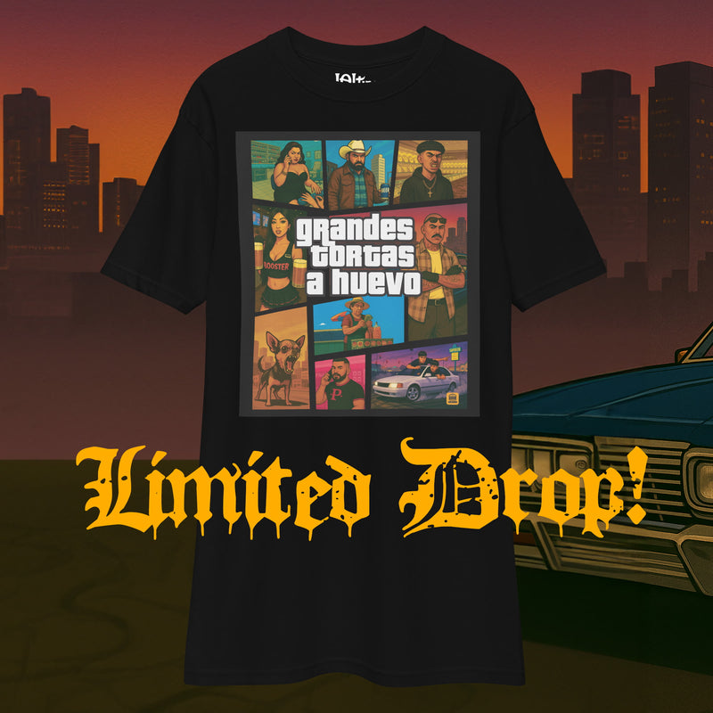SOLD OUT GTA Premium Tee – Grandes Tortas A Huevo