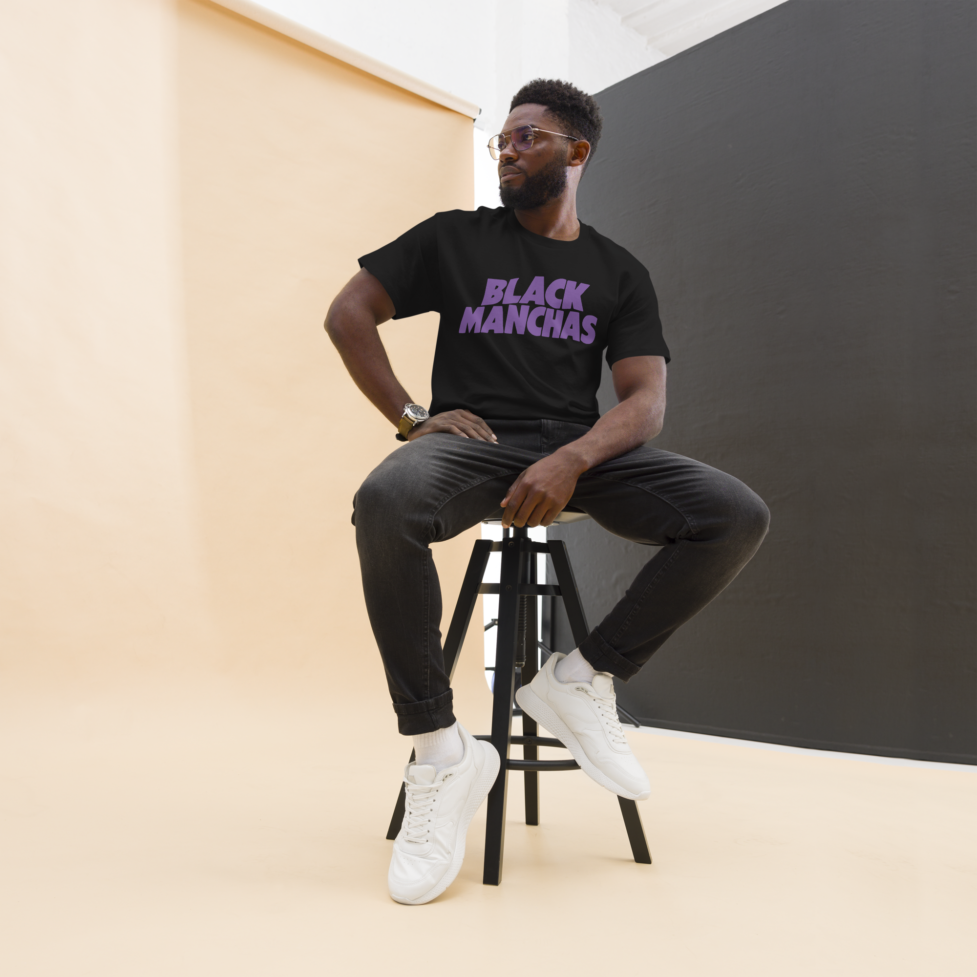 Black Manchas Band Tee
