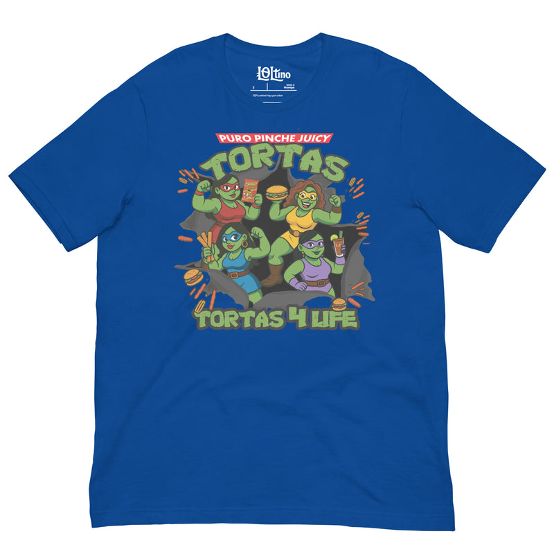 SOLD OUT: Puro Pinchi Juicy Tortas Premium Tee – Blue Or Red